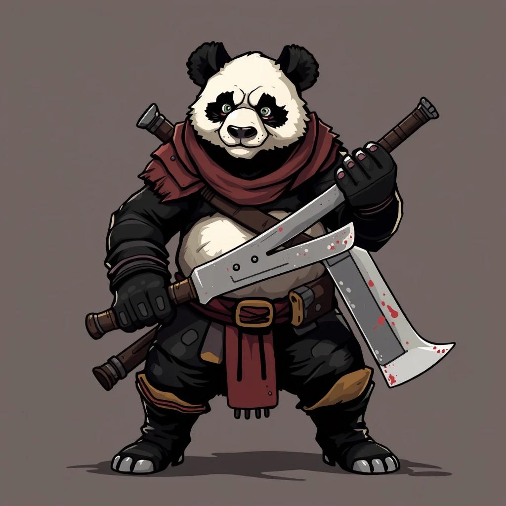 Panda Butcher Warrior